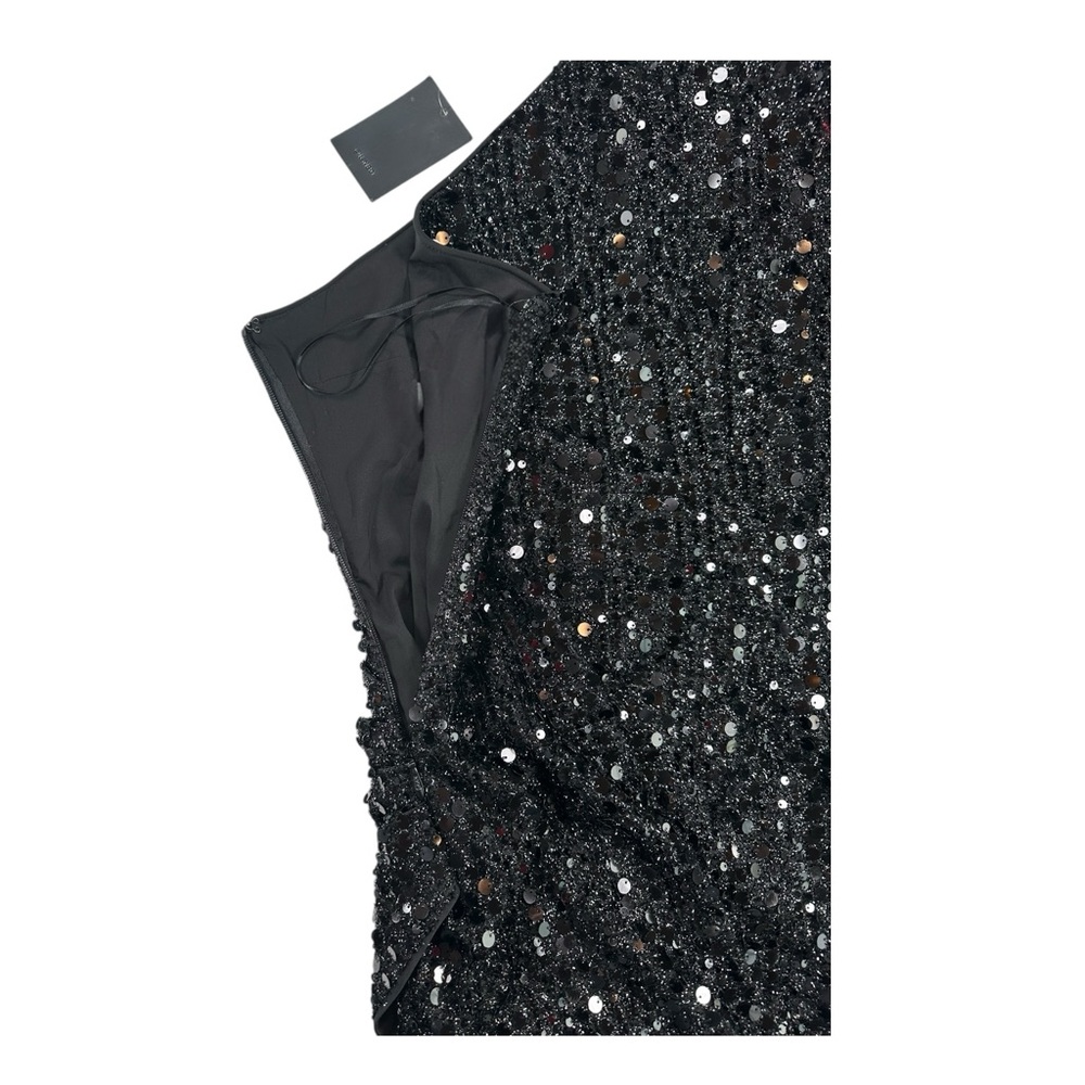 NWT NBD Jacob Mini Dress Black Sequin Size Medium - Picture 6 of 8